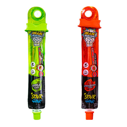 Brain Blasterz Sour Gel Pouch - Caramella gel aspra alla frutta (x1)